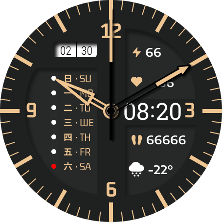 【小米color】多功能SX天气版-可轻量定制