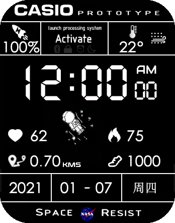 【GTS1】太空人-黑