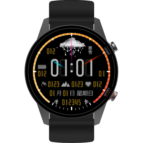 数字天气指针版