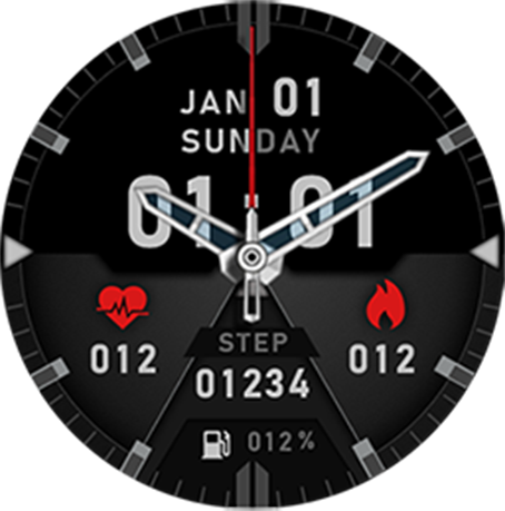 小米Color数字指针表盘