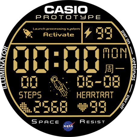 【GTR3-Trex2】金色太空人-动态