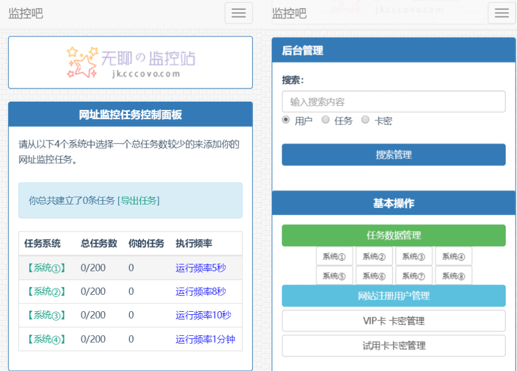 网站监控/定时任务/网站网址URL状态监控神器-彩豆博客