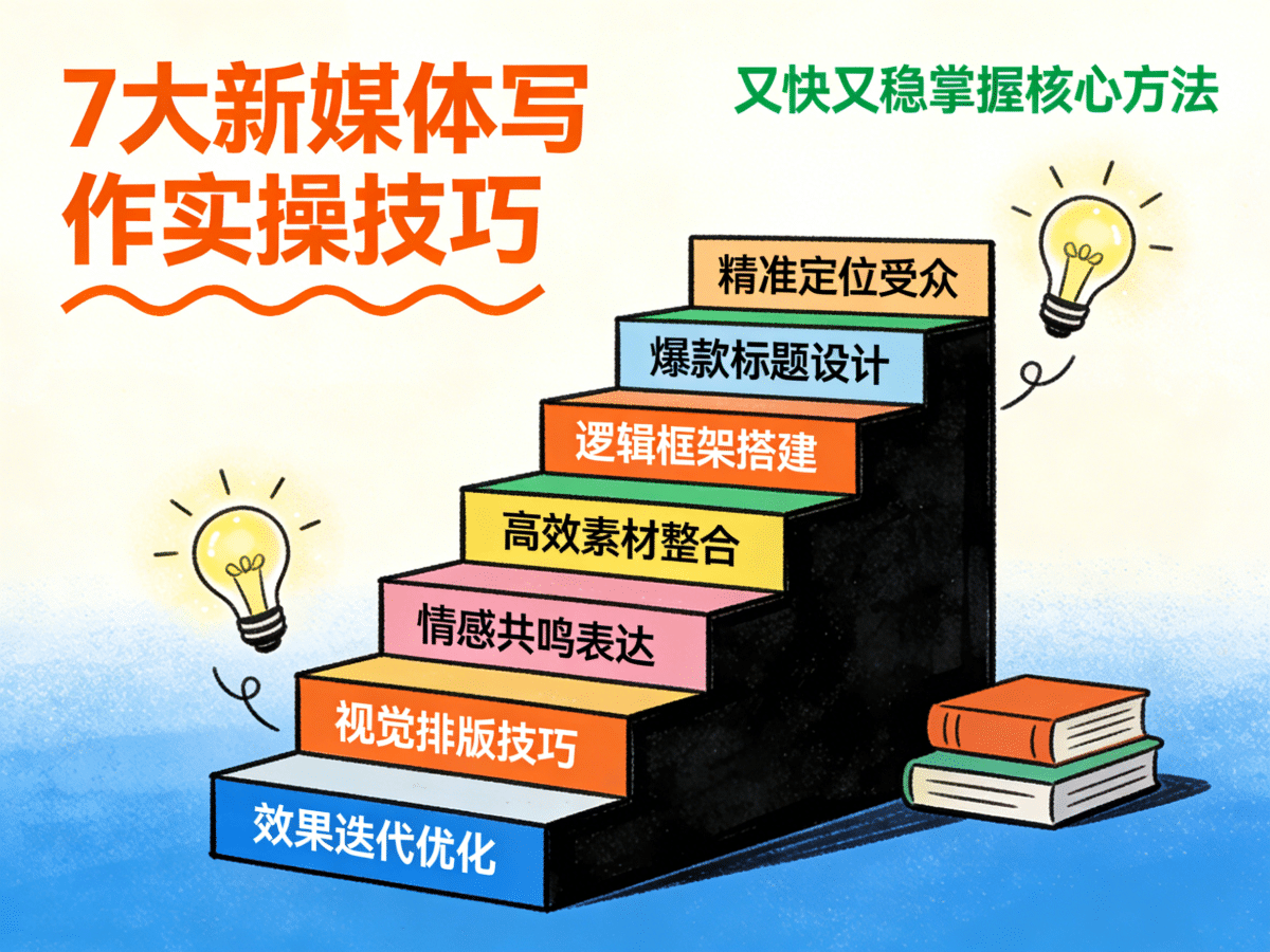 7大新媒体写作实操技巧又快又稳 - 槿篱博客