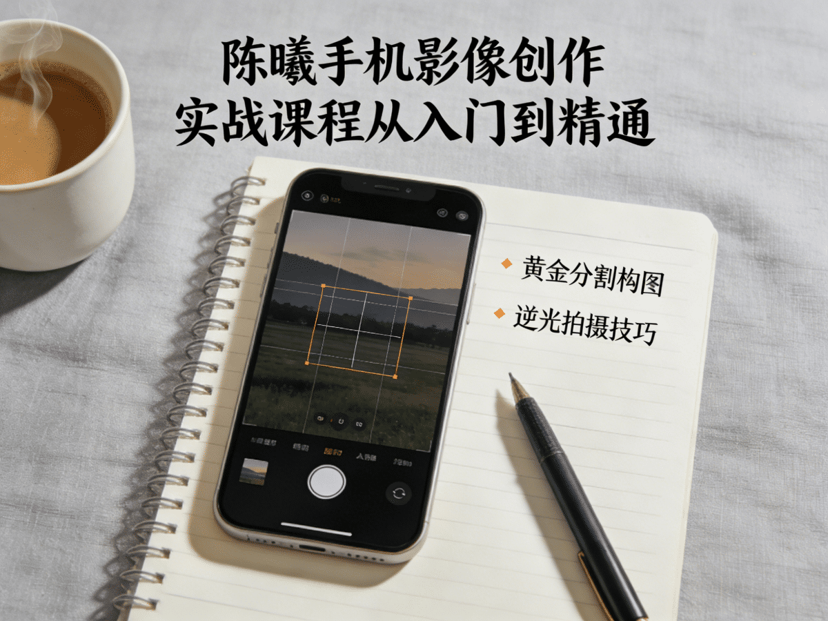 陈曦手机影像创作实战课程从入门到精通 - 槿篱博客