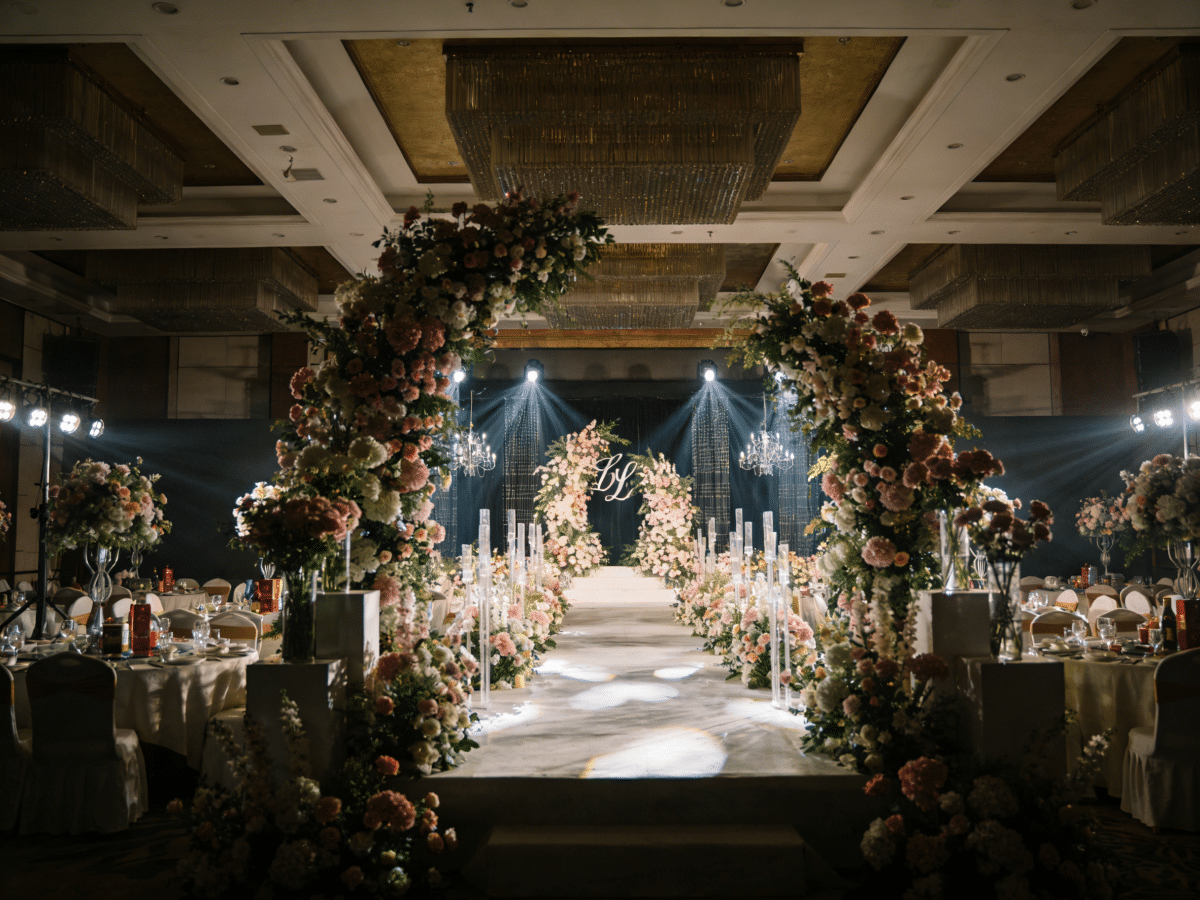 青岛世平婚礼场布后期修图调色教程 - 槿篱博客