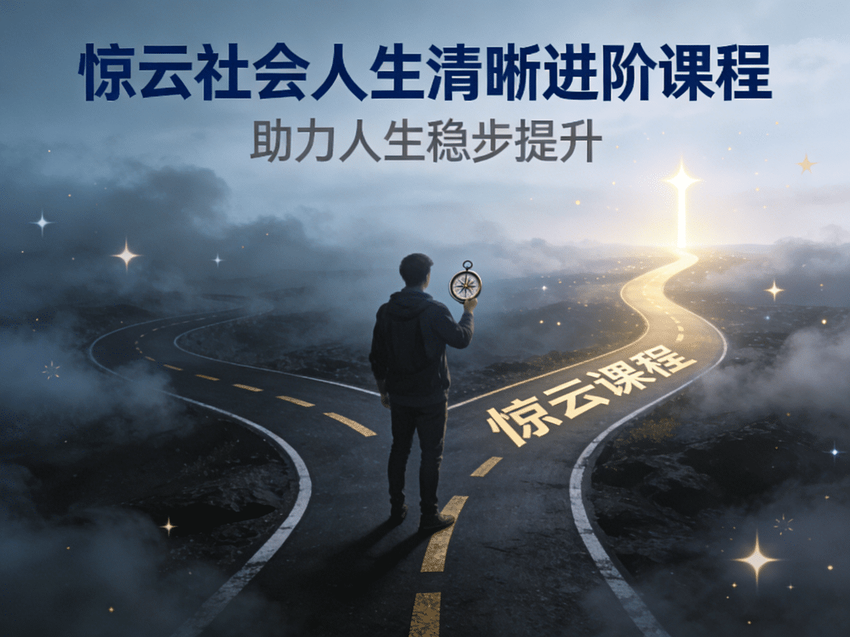 惊云社会人生清晰进阶课程 - 槿篱博客