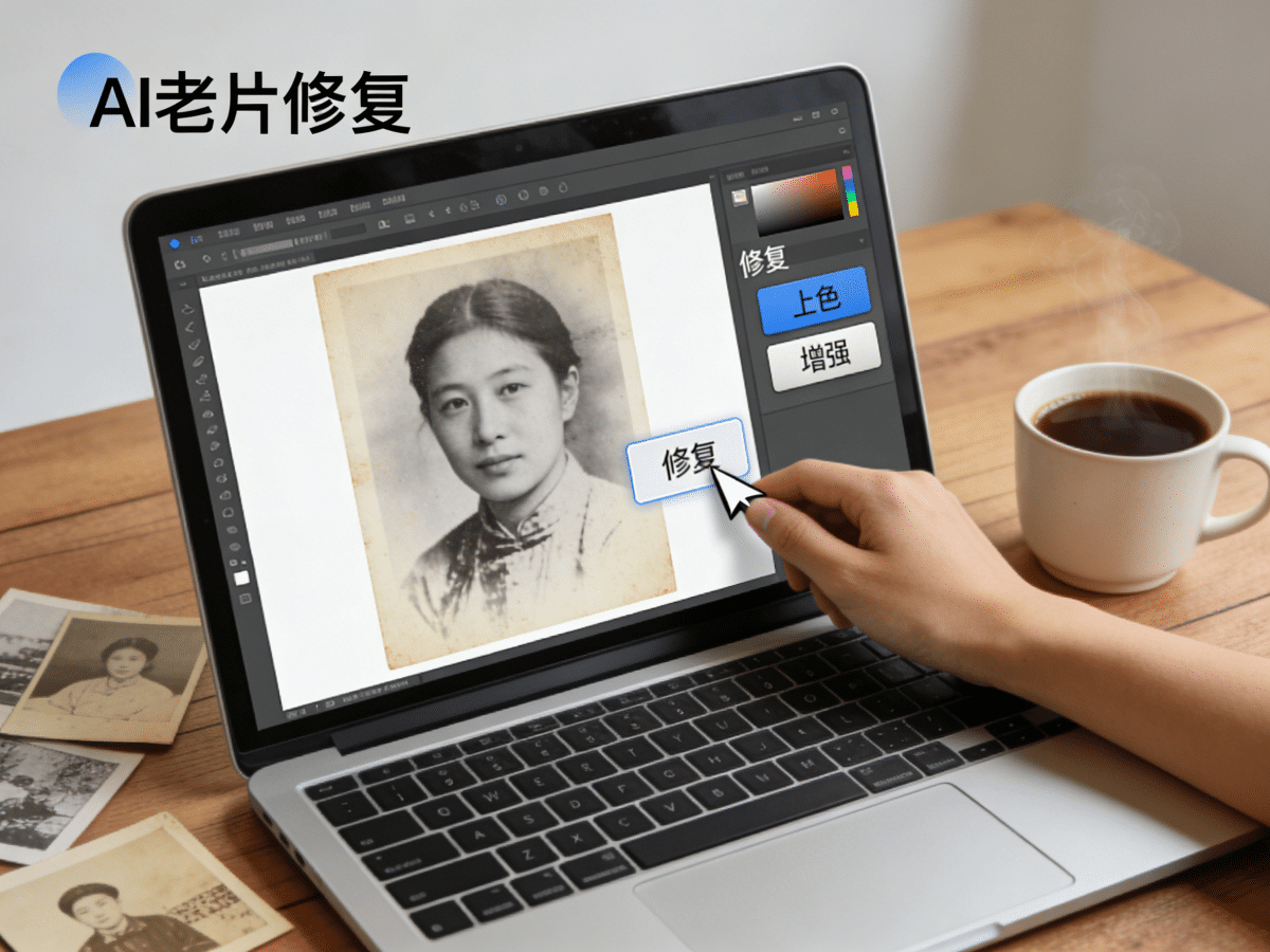 短视频很火的AI老照片修复保姆级教程 - 槿篱博客