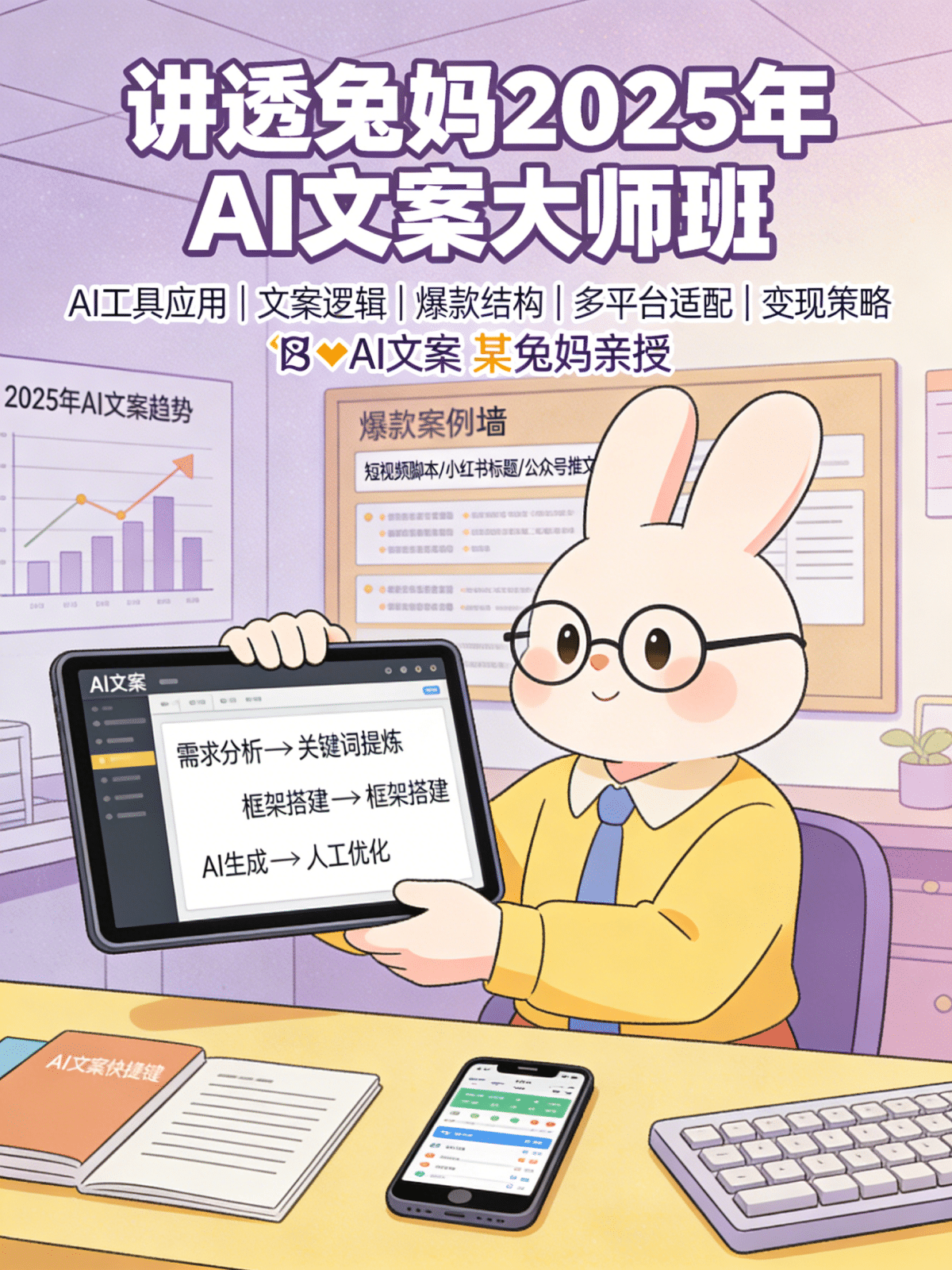 讲透兔妈2025年AI文案大师班