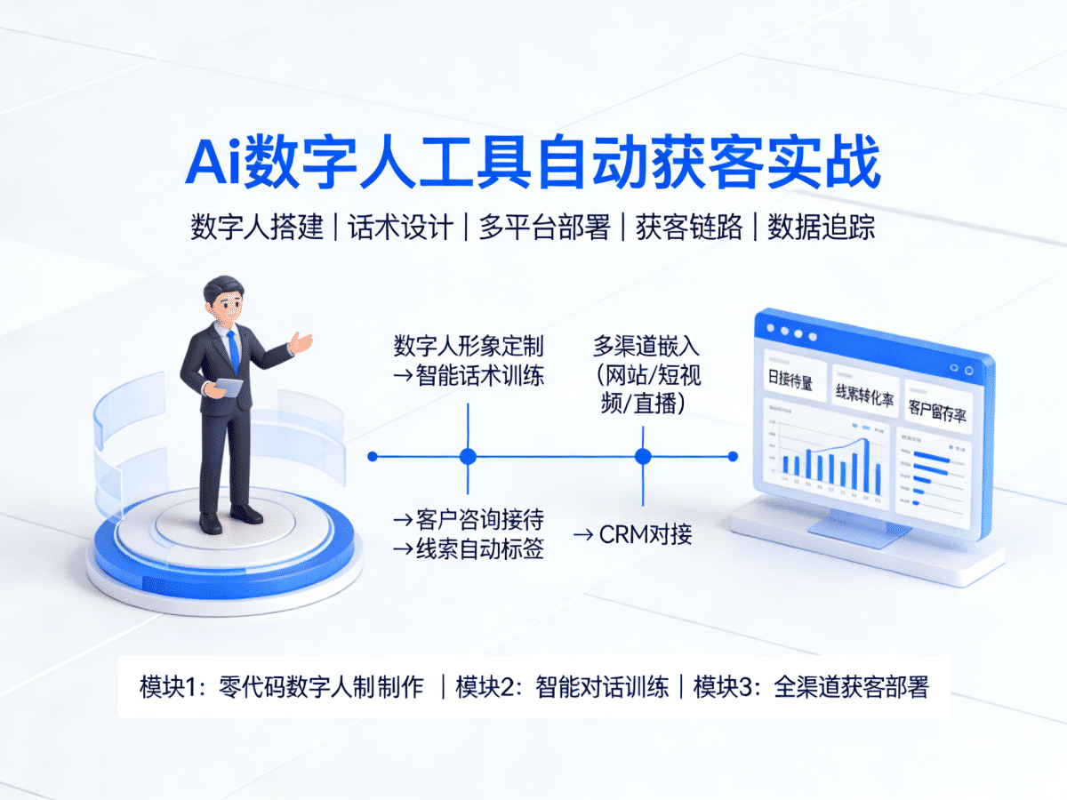 Ai数字人工具自动获客实战 - 槿篱博客