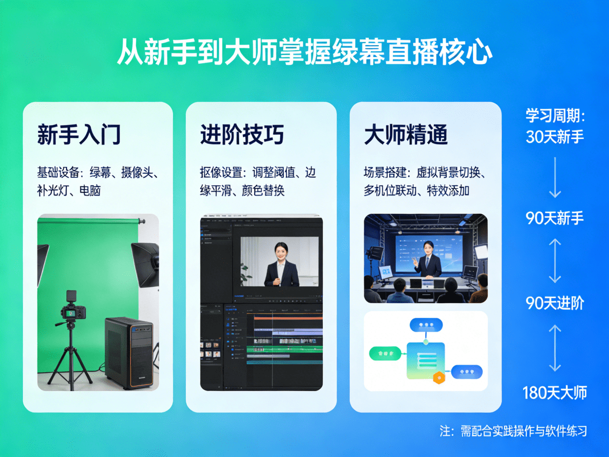 从新手到大师掌握绿幕直播核心 - 槿篱博客