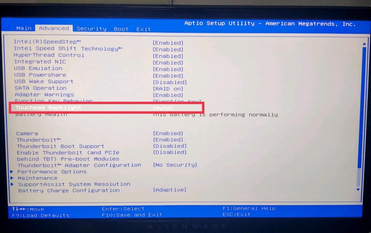 外星人主机灯在哪里调
