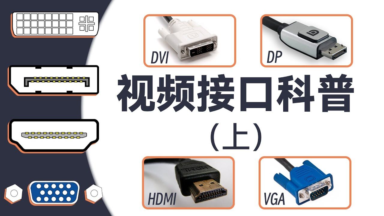 电脑主机的视频输出端有哪些