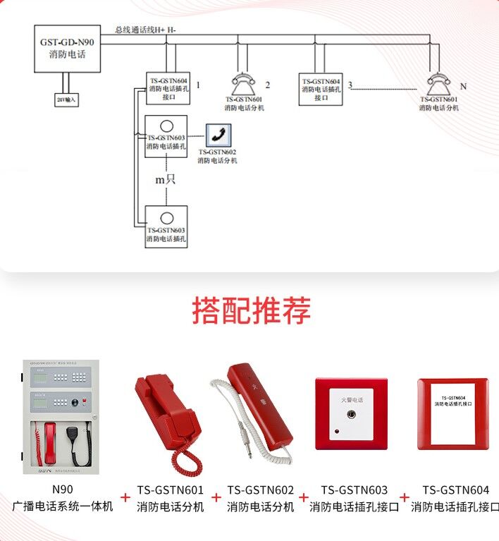 海湾消防电话主机价格